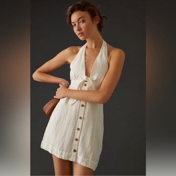 Anthropologie Dresses & Skirts - Anthropologie Maeve Halter Slim Mini Dress